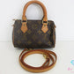 ルイ ヴィトン LOUIS VUITTON モノグラム ミニ スピーディ M41534 ブラウン 茶 LV ロゴ ハンドバッグ ショルダーバッグ ポシェット ポーチ クロスボディ 斜め掛け 鞄  【中古】【送料無料】 bk10418