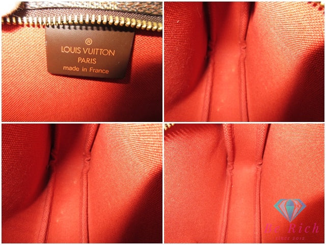 ルイ ヴィトン LOUIS VUITTON アクセサリーポーチ ショルダーバッグ ナヴォナ N51983 ダミエ エベヌ 茶 ブラウン PVC レザー ポーチ ハンドバッグ 【中古】【送料無料】 bk10419