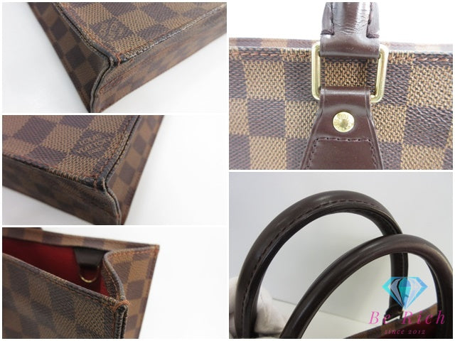 ルイ ヴィトン LOUIS VUITTON ダミエ サック プラ PM N51140 ハンドバッグ 縦型 トートバッグ LV ロゴ 手提げ 鞄  【中古】【送料無料】 bk10421