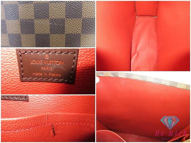 ルイ ヴィトン LOUIS VUITTON ダミエ サック プラ PM N51140 ハンドバッグ 縦型 トートバッグ LV ロゴ 手提げ 鞄  【中古】【送料無料】 bk10421