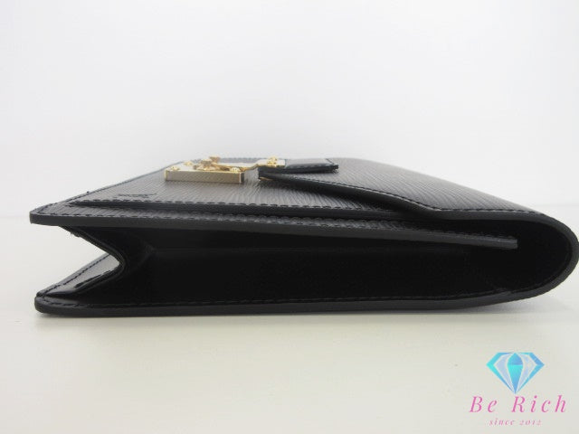 ルイ ヴィトン LOUIS VUITTON エピ セリエ ドラゴンヌ M52612 ノワール ブラック 黒 レザー LV ロゴ セカンドバッグ クラッチバッグ  ハンドバッグ 手持ち 鞄 【中古】【送料無料】bk10425