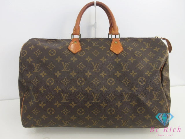 ルイ ヴィトン LOUIS VUITTON ハンドバッグ スピーディ 40 M41522 モノグラム ブラウン 茶 PVC レザー ボストンバッグ トラベル 旅行 鞄  【中古】【送料無料】 bk10426
