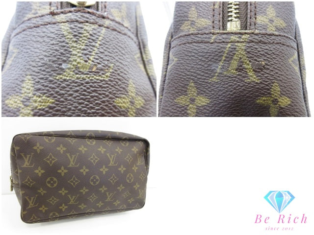 ルイ ヴィトン トゥルーストワレット 28 M47522 モノグラム 茶 ブラウン アクセサリー ポーチ 化粧 コスメ PVC LOUIS VUITTON 【中古】【送料無料】 bk10434