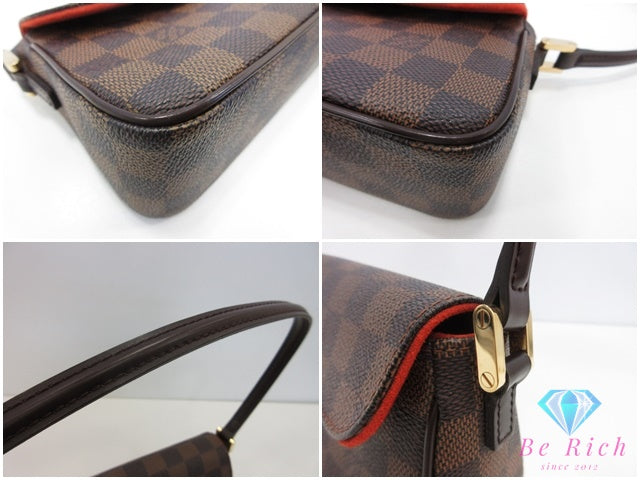 ルイ ヴィトン LOUIS VUITTON ショルダーバッグ ダミエ レコレータ N51299 エベヌ ロゴ ハンドバッグ アクセサリーポーチ パーティバッグ 肩掛け 鞄 【中古】【送料無料】 bk10435