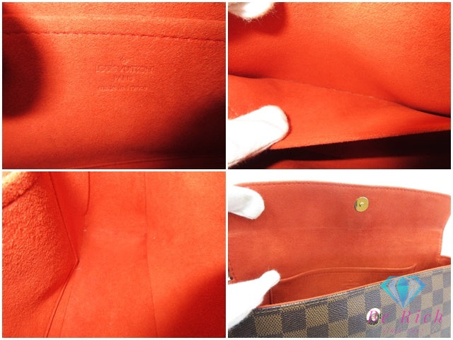 ルイ ヴィトン LOUIS VUITTON ショルダーバッグ ダミエ レコレータ N51299 エベヌ ロゴ ハンドバッグ アクセサリーポーチ パーティバッグ 肩掛け 鞄 【中古】【送料無料】 bk10435