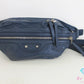バレンシアガ BALENCIAGA クラシック ボディバッグ BB 502013 紺 ネイビー レザー ロゴ クロスボディ 鞄 レディース メンズ【中古】【送料無料】bk10448