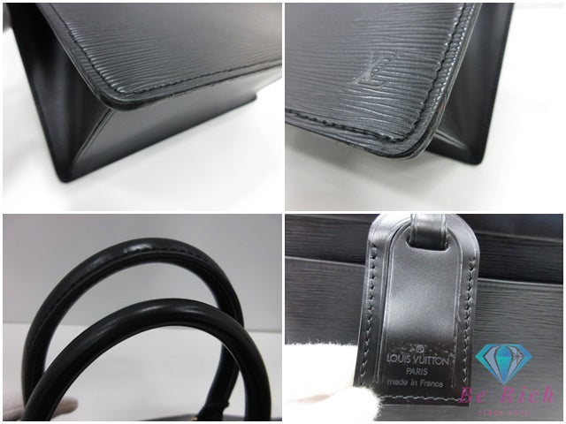 ルイ ヴィトン LOUIS VUITTON エピ リヴィエラ M48182 ノワール 黒 ブラック レザー LV ロゴ ハンドバッグ ビジネス ショルダーバッグ 鞄 【中古】【送料無料】 bk10449