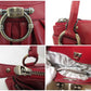 フェラガモ Salvatore Ferragamo ハンドバッグ AB21 E311 ガンチーニ レッド 赤 レザー ロゴ ショルダーバッグ 鞄 【中古】【送料無料】 bk10455