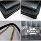 コーチ COACH キルティング ショルダーバッグ 2561 黒 ブラック ポシェット レザー ロゴ クロスボディ 鞄 【中古】【送料無料】 bk10459