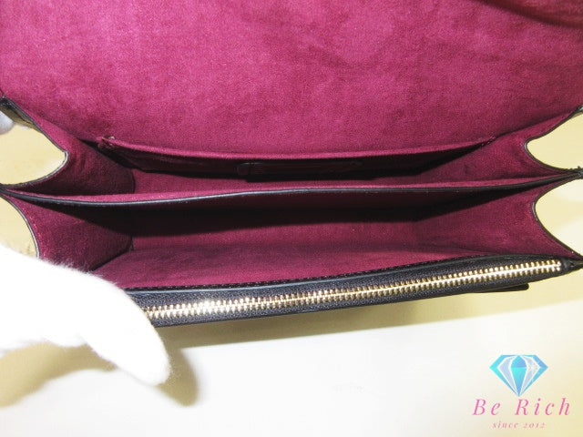 コーチ COACH キルティング ショルダーバッグ 2561 黒 ブラック ポシェット レザー ロゴ クロスボディ 鞄 【中古】【送料無料】 bk10459