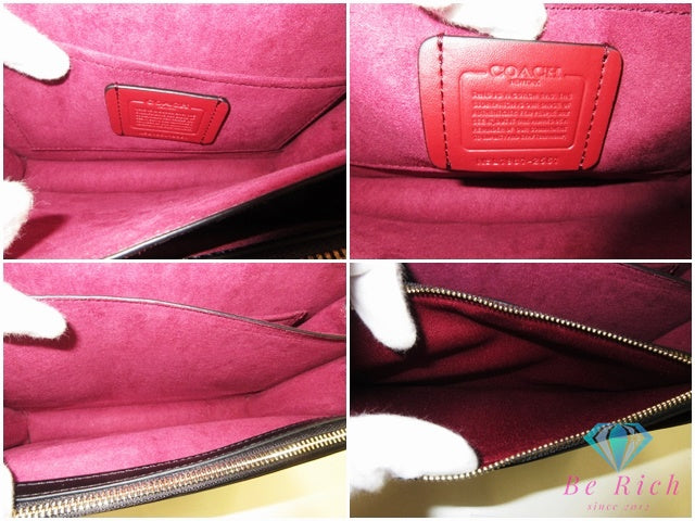 コーチ COACH キルティング ショルダーバッグ 2561 黒 ブラック