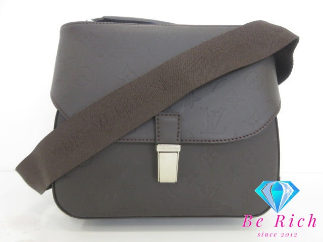 ルイ ヴィトン LOUIS VUITTON モノグラム グラセ チャーリー M46510 ダーク ブラウン 茶 レザー LV ロゴ カメラバッグ クロスボディ 斜め掛け 鞄  【中古】【送料無料】 bk10465