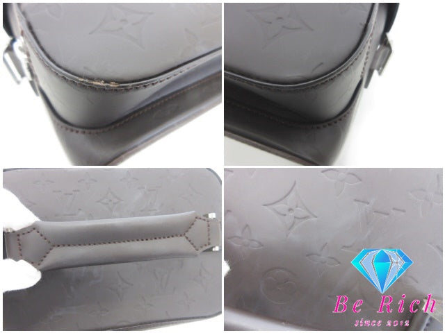 ルイ ヴィトン LOUIS VUITTON モノグラム グラセ チャーリー M46510 ダーク ブラウン 茶 レザー LV ロゴ カメラバッグ クロスボディ 斜め掛け 鞄  【中古】【送料無料】 bk10465