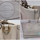 コーチ COACH デンプシー キャリーオール ウィズ パッチ 2way トートバッグ ショルダーバッグ C2004 アイボリー レザー ロゴ ハンドバッグ 鞄 【中古】【送料無料】 bk10473