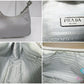 プラダ PRADA Re-Edition 2005 Re-Nylon ショルダーバッグ チェーンハンドバッグ 2way 1BH204 グレー ナイロン ポコノ 三角 プレート ロゴ バッグ 鞄【中古】【送料無料】 bk10488