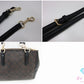 コーチ COACH シグネチャー 2way ハンドバッグ ショルダーバッグ F57521 茶 ダークブラウン 黒 ブラック レザー ロゴ ボストンバッグ 鞄 【中古】【送料無料】 bk10495