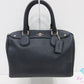 コーチ COACH ミニ ベネット 2way ハンドバッグ ショルダーバッグ F57521 ストラップなし 黒 ブラック レザー ロゴ ボストンバッグ 鞄 【中古】【送料無料】 bk10496