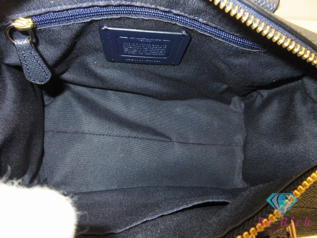 コーチ COACH ミニ ベネット 2way ハンドバッグ ショルダーバッグ F57521 ストラップなし 黒 ブラック レザー ロゴ ボストンバッグ 鞄 【中古】【送料無料】 bk10496