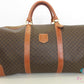 セリーヌ CELINE ボストンバッグ マカダム ブラウン 茶 PVC レザー ブラゾン ロゴ ハンドバッグ トラベル 旅行 鞄 【中古】【送料無料】 bk10501