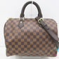 美品 ルイ ヴィトン LOUIS VUITTON ハンドバッグ ダミエ スピーディ バンドリエール 30 N40512 エベヌ 茶 ブラウン PVC レザー ショルダーバッグ【中古】【送料無料】 bk10512