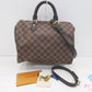 美品 ルイ ヴィトン LOUIS VUITTON ハンドバッグ ダミエ スピーディ バンドリエール 30 N40512 エベヌ 茶 ブラウン PVC レザー ショルダーバッグ【中古】【送料無料】 bk10512