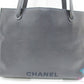 シャネル CHANEL ロゴ トートバッグ 黒 ブラック キャビアスキン レザー ココマーク CC ロゴ ショルダーバッグ 鞄 【中古】【送料無料】 bk10518