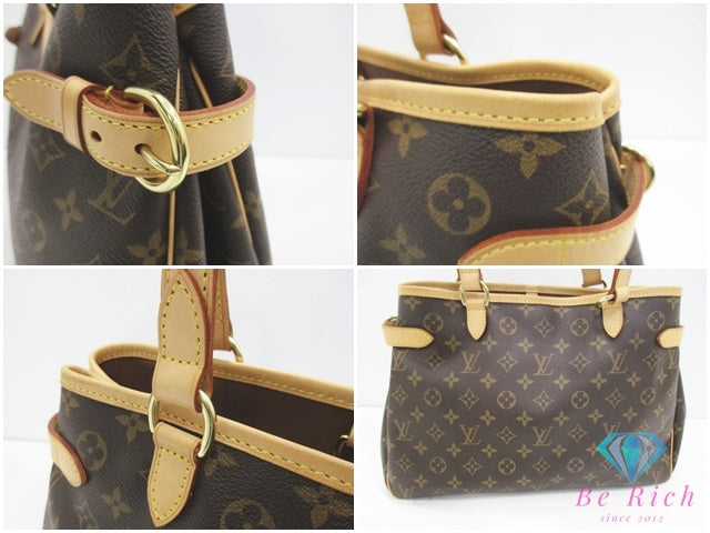ルイ ヴィトン LOUIS VUITTON トートバッグ ショルダーバッグ モノグラム バティニョール オリゾンタル M51154 LV ロゴ ハンドバッグ 鞄 【中古】【送料無料】 bk10524