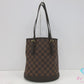ルイ ヴィトン LOUIS VUITTON トートバッグ マレ N42240 ダミエ エベヌ ブラウン 茶 PVC レザー ロゴ バケット バケツ型 ショルダーバッグ ハンドバッグ 肩掛け 鞄 【中古】【送料無料】 bk10528