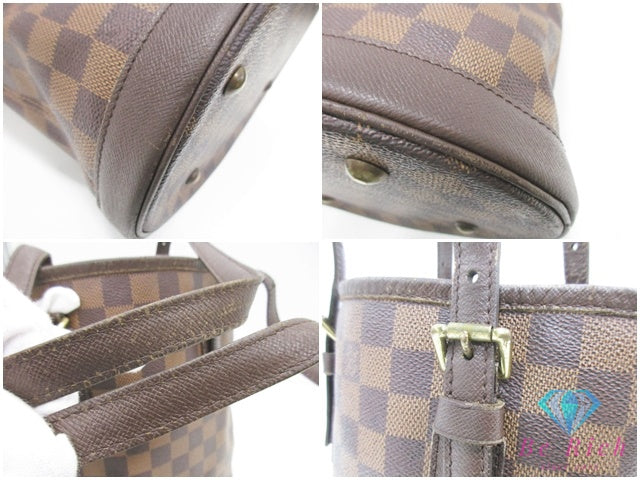 ルイ ヴィトン LOUIS VUITTON トートバッグ マレ N42240 ダミエ エベヌ ブラウン 茶 PVC レザー ロゴ バケット バケツ型 ショルダーバッグ ハンドバッグ 肩掛け 鞄 【中古】【送料無料】 bk10528
