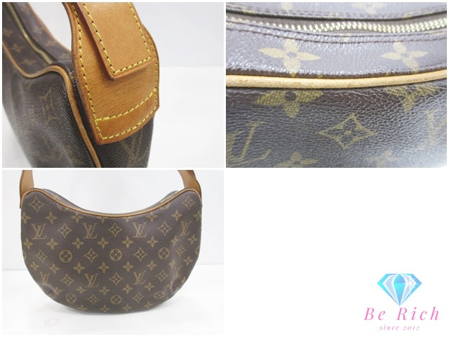 ルイ ヴィトン LOUIS VUITTON モノグラム クロワッサン MM M51512 LV ロゴ ワン ショルダーバッグ ハンドバッグ ポーチ 鞄 【中古】【送料無料】 bk10529