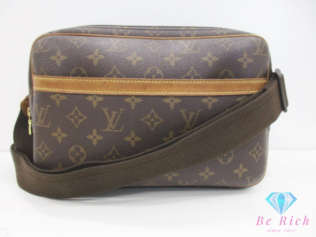 ルイ ヴィトン LOUIS VUITTON ショルダーバッグ モノグラム リポーター PM M45254 ブラウン 茶 ロゴ 肩掛け 斜め掛け 鞄  【中古】【送料無料】 bk10539