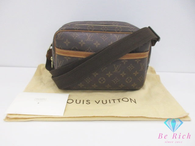 ルイ ヴィトン LOUIS VUITTON ショルダーバッグ モノグラム リポーター PM M45254 ブラウン 茶 ロゴ 肩掛け 斜め掛け 鞄  【中古】【送料無料】 bk10539
