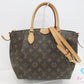 ルイ ヴィトン LOUIS VUITTON 2way ハンドバッグ ショルダーバッグ モノグラム テュレン PM M48813 茶 ブラウン PVC レザー ロゴ 肩掛け 斜め掛け【中古】【送料無料】 bk10540