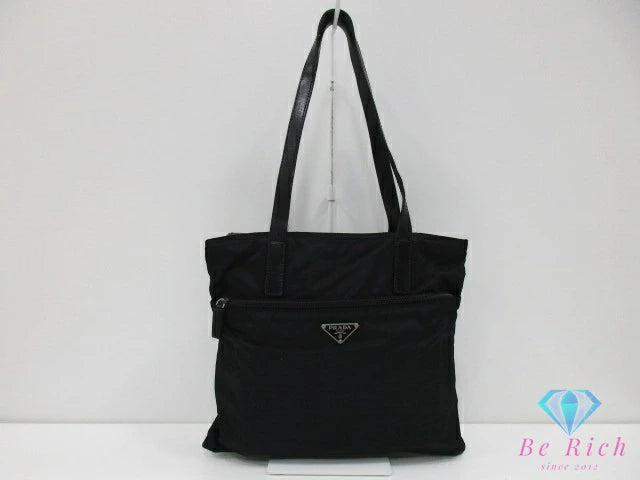 プラダ PRADA トートバッグ BR4182 ポコノ ブラック 黒 ナイロン ロゴ ハンドバッグ ショルダーバッグ 鞄 手提げ メンズ レディース【中古】【送料無料】 bk10551