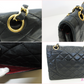 シャネル CHANEL マトラッセ パリ限定 ダブル フラップ チェーン ショルダーバッグ 黒 ブラック ラム スキン ココマーク CC ロゴ 鞄 【中古】【送料無料】bk10556
