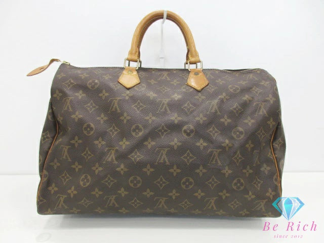 ルイ ヴィトン LOUIS VUITTON ハンドバッグ スピーディ 40 M41522 モノグラム ブラウン 茶 PVC レザー ボストンバッグ トラベル 旅行 鞄  【中古】【送料無料】 bk10558