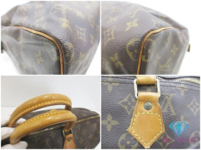 ルイ ヴィトン LOUIS VUITTON ハンドバッグ スピーディ 40 M41522 モノグラム ブラウン 茶 PVC レザー ボストンバッグ トラベル 旅行 鞄  【中古】【送料無料】 bk10558