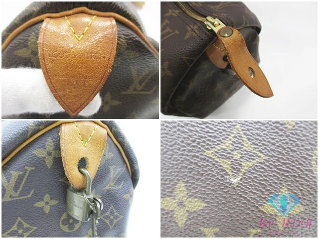 ルイ ヴィトン LOUIS VUITTON ハンドバッグ スピーディ 40 M41522 モノグラム ブラウン 茶 PVC レザー ボストンバッグ トラベル 旅行 鞄  【中古】【送料無料】 bk10558