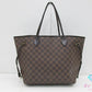 ルイヴィトン LOUIS VUITTON ダミエ ネヴァーフル MM N51105 エベヌ LV ロゴ トートバッグ ショルダーバッグ ハンドバッグ 肩掛け鞄【中古】【送料無料】bk10561