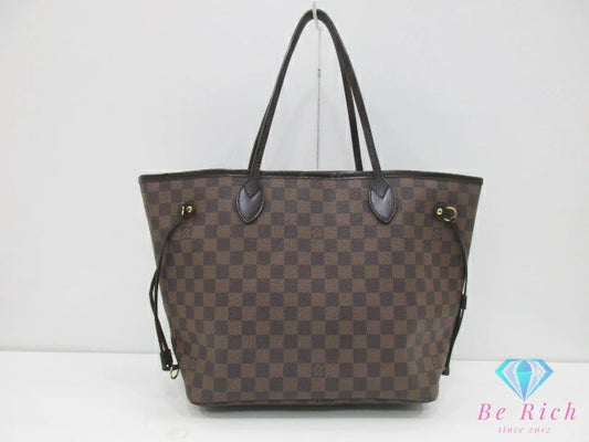ルイヴィトン LOUIS VUITTON ダミエ ネヴァーフル MM N51105 エベヌ LV ロゴ トートバッグ ショルダーバッグ ハンドバッグ 肩掛け鞄【中古】【送料無料】bk10561
