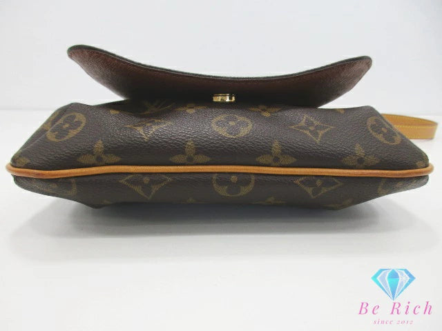 ルイ ヴィトン LOUIS VUITTON ショルダーバッグ モノグラム ミュゼット サルサ ショート M51258 PVC レザー 茶 ブラウン 【中古】【送料無料】 bk10567