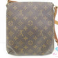 ルイ ヴィトン LOUIS VUITTON ショルダーバッグ モノグラム ミュゼット サルサ ショート M51258 PVC レザー 茶 ブラウン 【中古】【送料無料】 bk10567