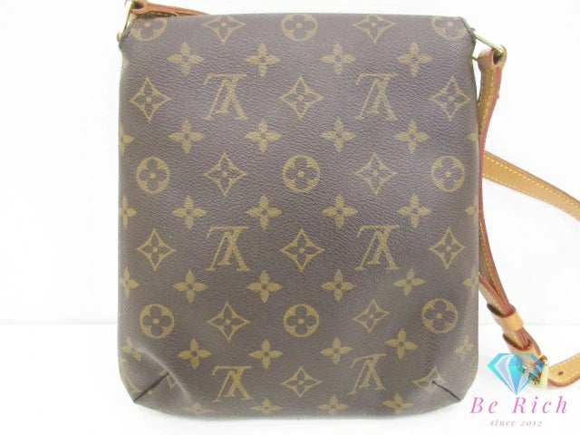 ルイ ヴィトン LOUIS VUITTON ショルダーバッグ モノグラム ミュゼット サルサ ショート M51258 PVC レザー 茶 ブラウン 【中古】【送料無料】 bk10567