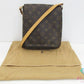 ルイ ヴィトン LOUIS VUITTON ショルダーバッグ モノグラム ミュゼット サルサ ショート M51258 PVC レザー 茶 ブラウン 【中古】【送料無料】 bk10567