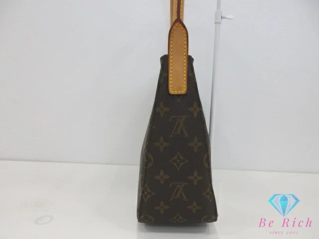 ルイ ヴィトン LOUIS VUITTON ルーピング MM M51146 モノグラム 茶 ブラウン PVC レザー ショルダーバッグ ハンドバッグ 【中古】【送料無料】 bk10569
