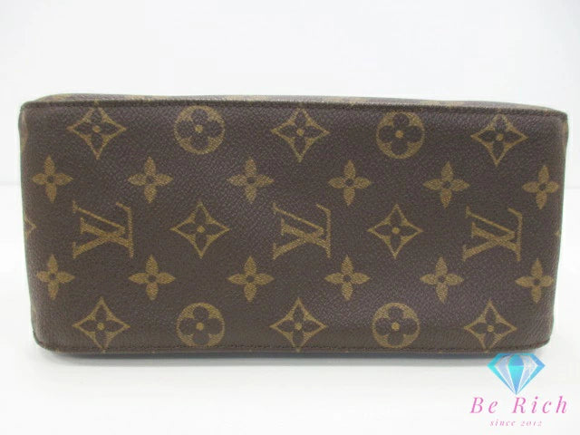 ルイ ヴィトン LOUIS VUITTON ルーピング MM M51146 モノグラム 茶 ブラウン PVC レザー ショルダーバッグ ハンドバッグ 【中古】【送料無料】 bk10569