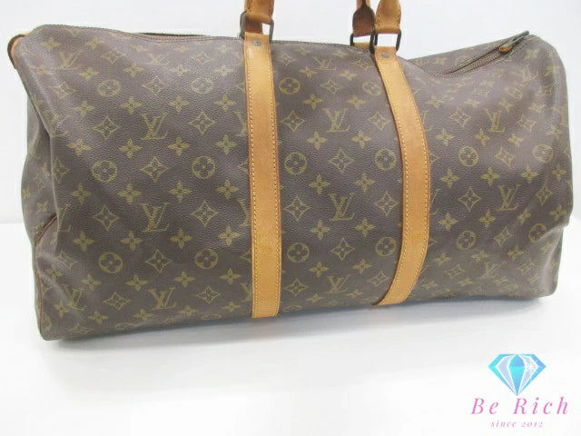 ルイ ヴィトン LOUIS VUITTON モノグラム キーポル 55 M41424 LV ロゴ ボストンバッグ ハンドバッグ トラベル 旅行 鞄 【中古】【送料無料】bk10570