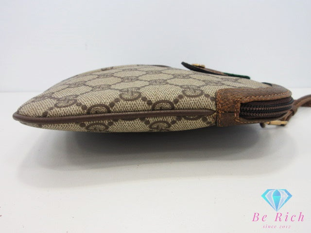 グッチ GUCCI ショルダーバッグ 02.047.53 GG プラス ベージュ ブラウン 茶 ロゴ オールド ヴィンテージ ポシェット スプリーム 鞄 【中古】【送料無料】 bk10571