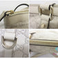 グッチ GUCCI トートバッグ ショルダーバッグ 141470 GG シマ アビー レザー アイボリー Dリング ロゴ ハンドバッグ 肩掛け 鞄 【中古】【送料無料】 bk10576