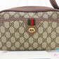 グッチ GUCCI ショルダーバッグ 001.122.6594 シェリー ウェビング ブラウン 茶 PVC レザー ロゴ ポシェット クロスボディ 鞄 【中古】【送料無料】 bk10580